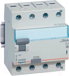 Устройство защитного отключения Legrand TX3 4P 40A 30мA 10kA 4M / 403009 — фото 1