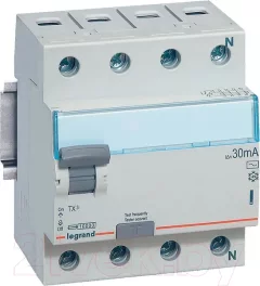 Устройство защитного отключения Legrand TX3 4P 40A 30мA 10kA 4M / 403009 — фото 3