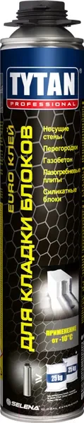 Клей Tytan Professional Для кладки газобетона и керамических блоков (870мл) — фото 4
