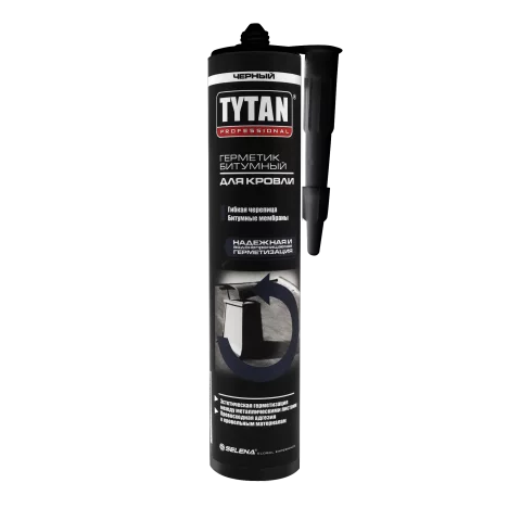 Герметик битумный Tytan Professional Для кровли (310мл, черный)