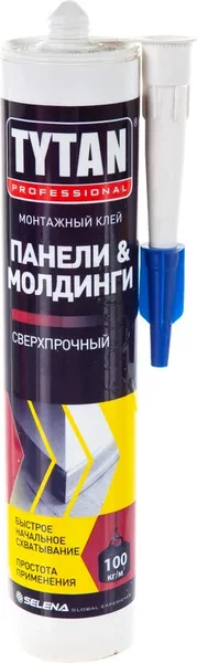 Клей Tytan Professional Монтажный панели и молдинги (310мл, бежевый) — фото 8