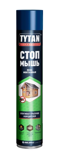 Пена монтажная Tytan Professional Стоп мышь (750мл) — фото 1