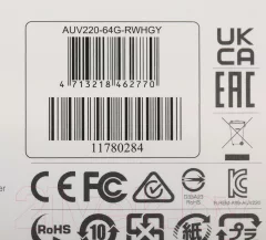 USB flash накопитель A-data UV220 64GB (AUV220-64G-RWHGY) — фото 4