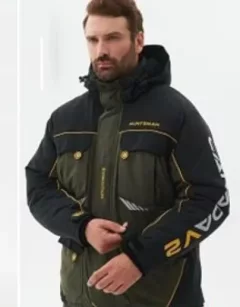 Костюм для охоты и рыбалки Huntsman Канада V2 -35°C Исландия (р.48-50/170-176, хаки/черный) — фото 6