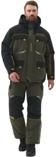 Костюм для охоты и рыбалки Huntsman Канада V2 -35°C Исландия (р.48-50/182-188, хаки/черный)