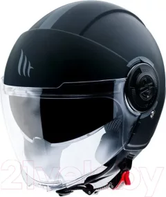 Мотошлем MT Helmets Viale SV S solid A1 (L, матовый черный) — фото 8