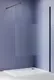 Душевая стенка Aquatek Walk in с держателем 100x200 / AQ.WI.100.3BL (черный/прозрачное стекло) — фото 5