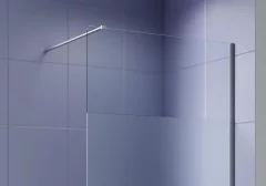 Душевая стенка Aquatek Walk in с держателем 100x200 / AQ.WI.100.3CH (хром/прозрачное стекло) — фото 4