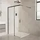 Душевая стенка Aquatek Walk in с держателем 120x200 / AQ.WISL.120.1BL (черный/прозрачное стекло) — фото 10