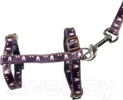 Шлея с поводком Duvo Plus Walking Set / 11926/brown (коричневый) — фото 7
