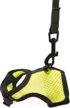 Шлея-жилетка для животных Duvo Plus Walking Vest / 1717084/DV (S, желто-зеленый) — фото 5