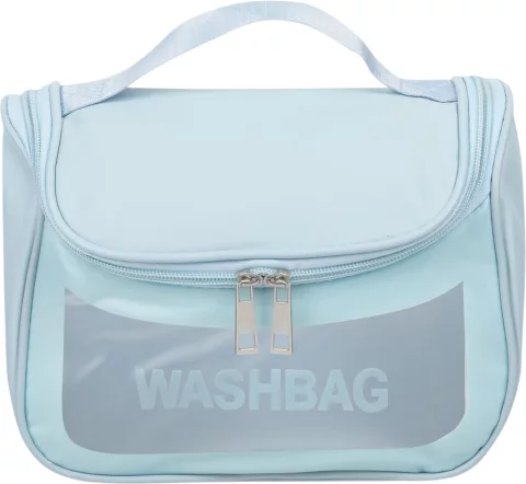 Косметичка Kristaller Washbag Zippered Envelope / 25070 (голубой)