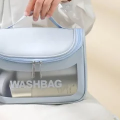 Косметичка Kristaller Washbag Zippered Envelope / 25070 (голубой) — фото 5
