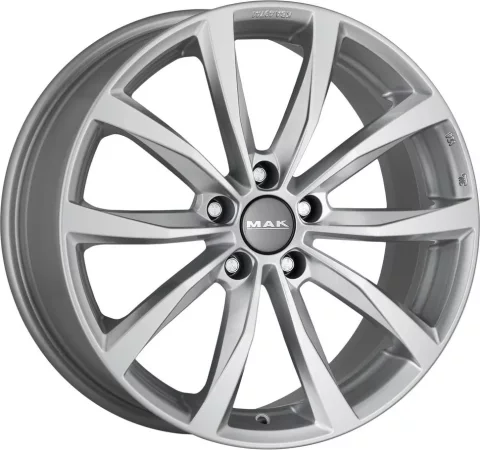 Литой диск MAK Wolf 18x7.5" 5x114.3мм DIA 67.1мм ET 45мм Silver
