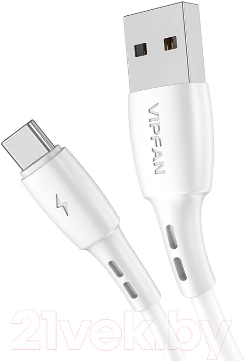 Кабель Vipfan X05 USB-Type-C (1м, белый)