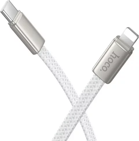 Зарядный кабель Hoco X125 Type-C to Lightning (1м, белый)