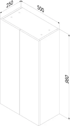 Шкаф для ванной AM.PM X-Joy M85CHX0502WG (белый глянец) — фото 10