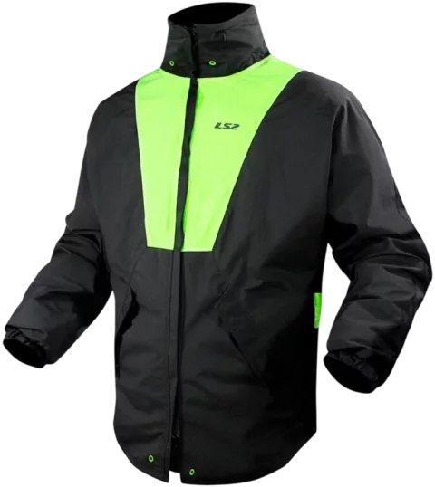 Мотокуртка LS2 X-Rain (XL-XXL, Black Hi-Vis Yellow)