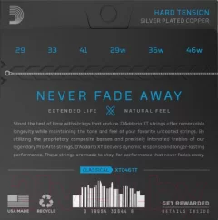 Струны для классической гитары D'Addario XTC46TT — фото 3