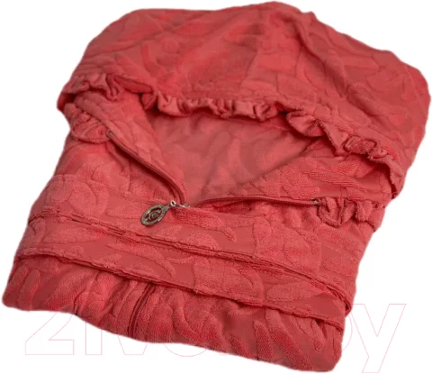 Халат Karven С капюшоном на молнии XXL / B 1106 (7096) (коралловый)