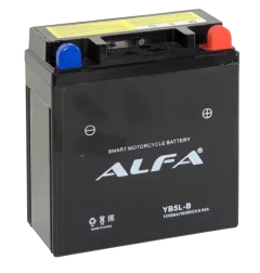 Мотоаккумулятор ALFA battery YB5L-B / EB5-3-2 (5 А/ч) — фото 1