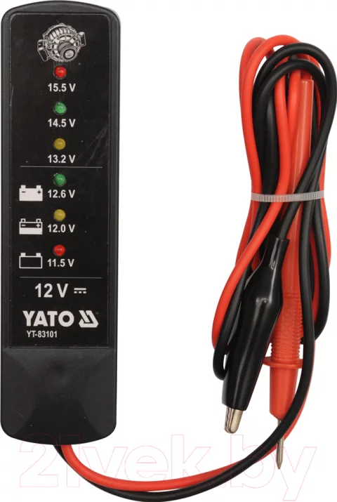 Тестер аккумуляторной батареи Yato YT-83101