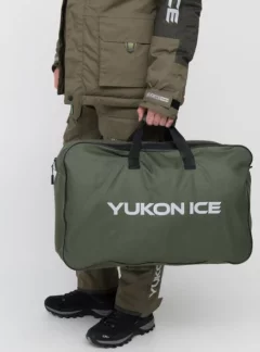 Костюм для охоты и рыбалки Huntsman Yukon Ice-45°C (р.44-46/182-188, хаки/черный) — фото 6