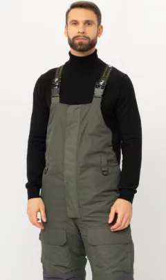Костюм для охоты и рыбалки Huntsman Yukon Ice-45°C (р.48-50/170-176, зеленый/графит) — фото 4