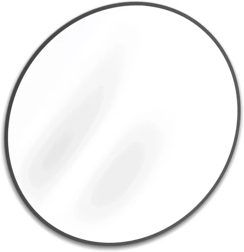 Зеркало Мебельград Z-15 D700 70x70 (черная рамка)