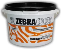 Краска Zebracolor Фасаден Экстра (1.5кг, белый) — фото 3
