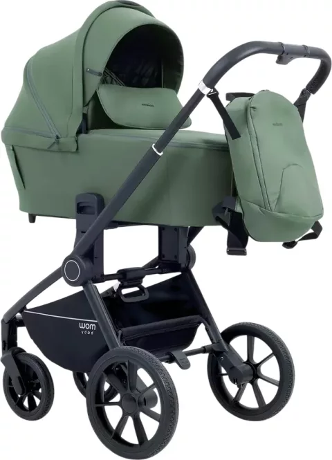Детская универсальная коляска MOWbaby Zoom Pu 2в1 / RA086 (Olive)